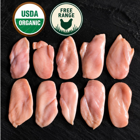 Organic Chicken Breast, Free Range, Cut for Grill