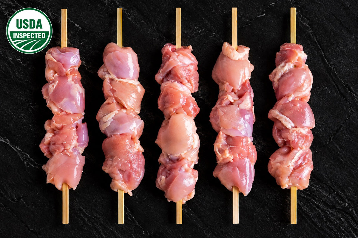 Chicken Thigh Skewers (Pargiot), Plain