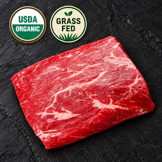 Organic Flat Iron Steak, Grass Fed
